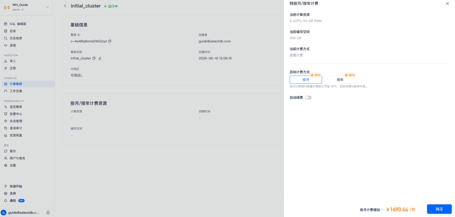 转按月 / 按年计费（按月省 35% / 按年省 45%）